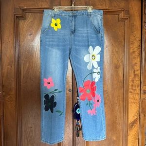 Flower jean